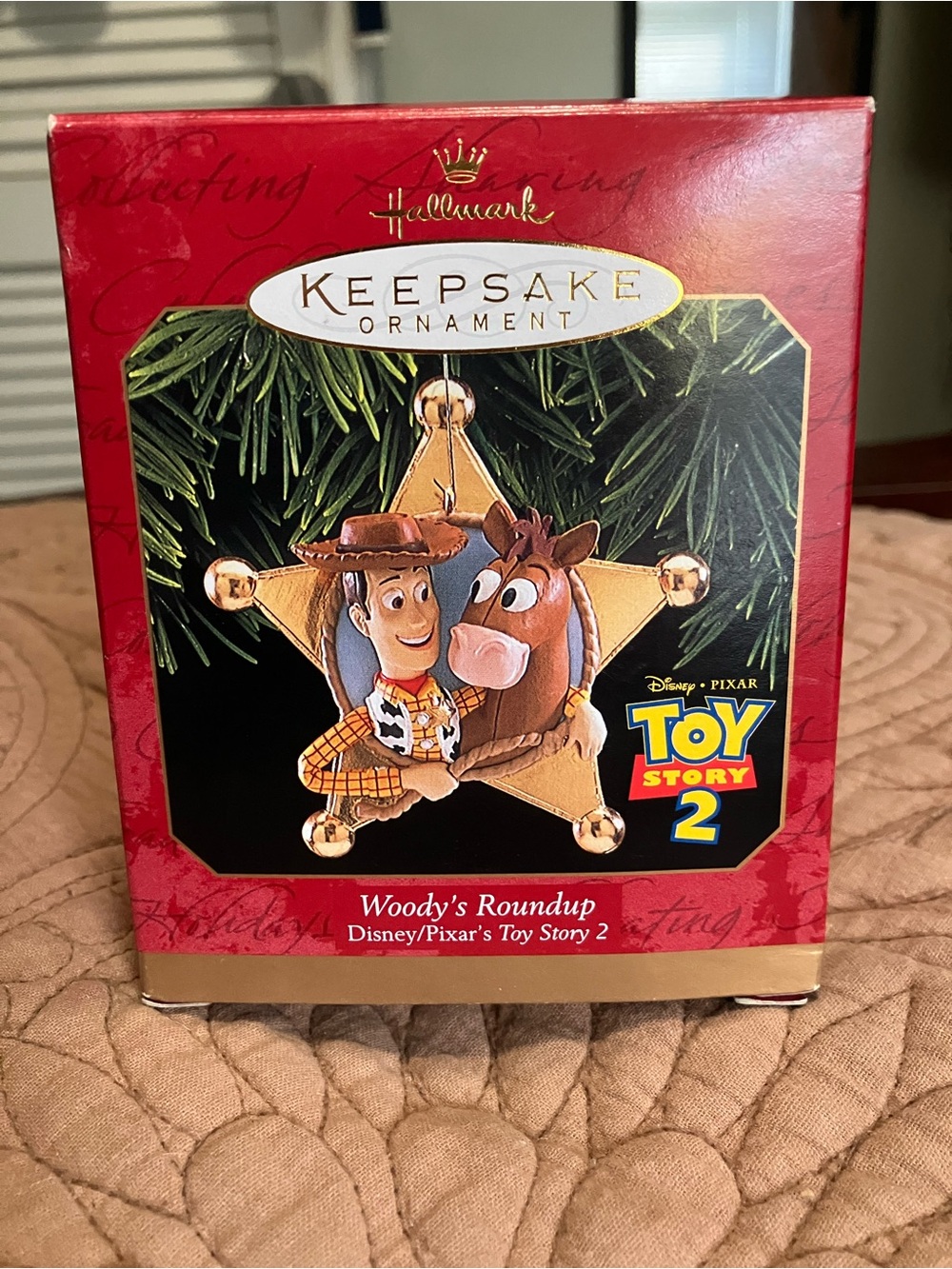 Hallmark Keepsake Ornament - Toy Story 2 Woody's Roundup (Red)